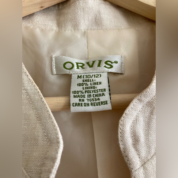 Orvis linen vest - Picture 2 of 5